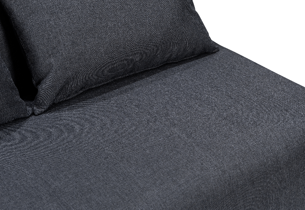 Better Home Faltbare Schlafsofa 2-Sitzer Sofa mit 2 Rückenkissen & Bettfunktion