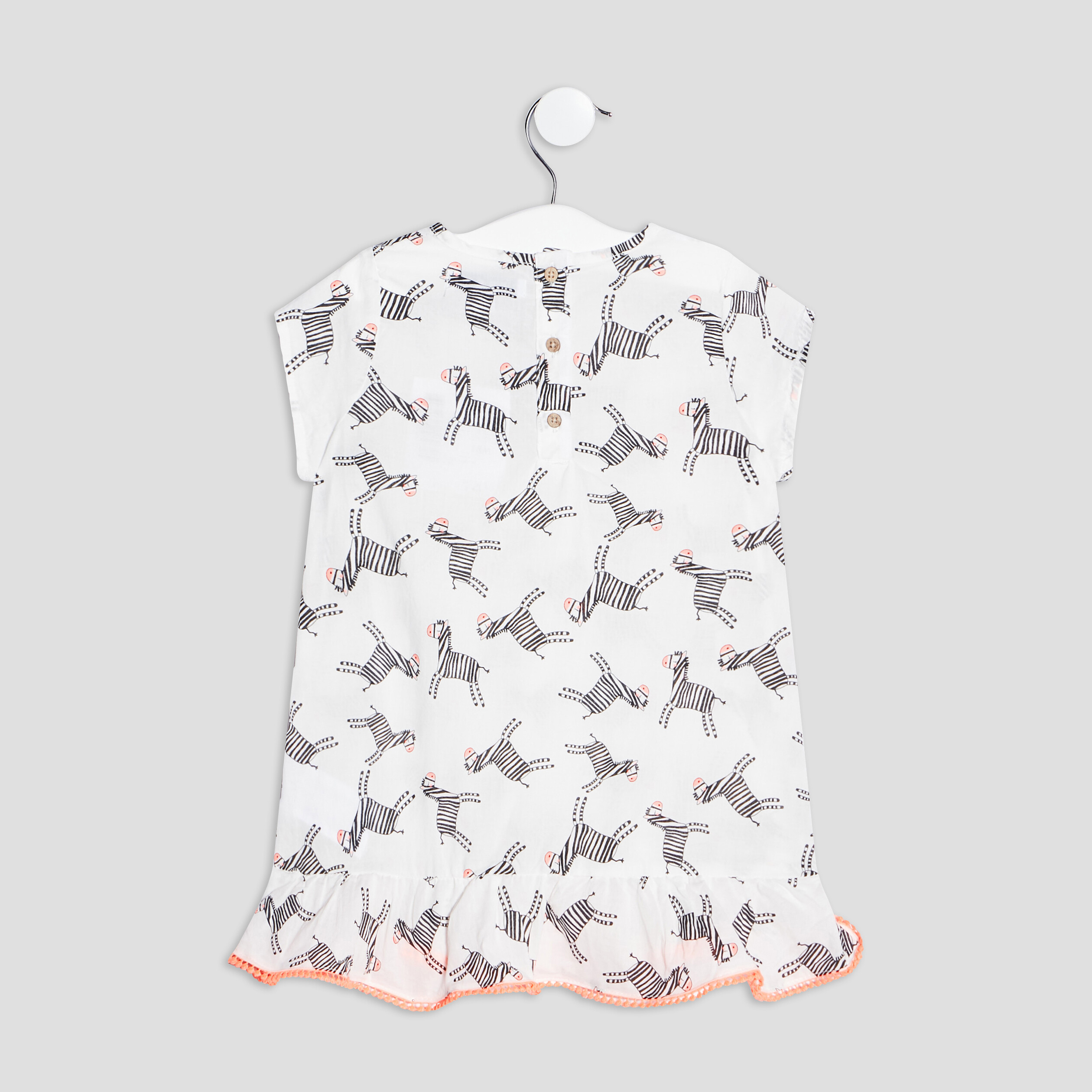 Robe évasée à dentelle ivoire bébé fille | La Halle