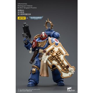 Warhammer 40k Actionfigur: Ultramarines - Bladeguard Veteran Brother Sergeant Proximo