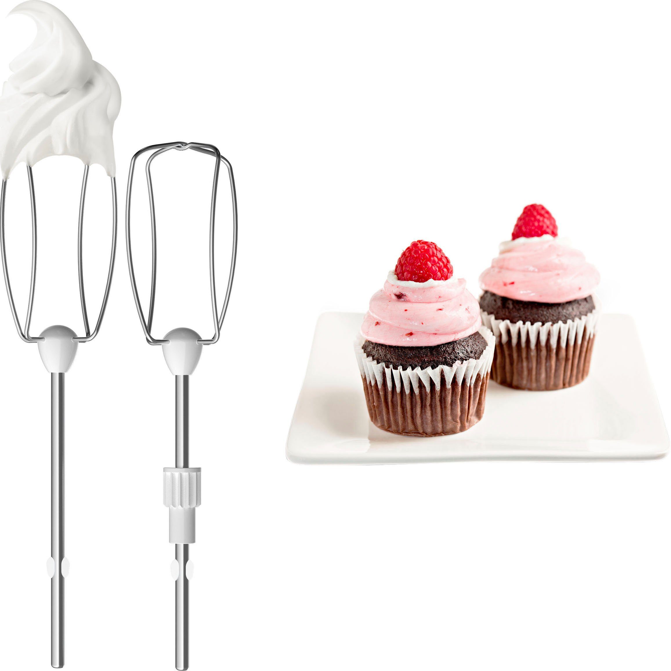Tefal Handmixer HT6525 Powermix Silence, 600 W, leistungsstarker 600-W-Motor