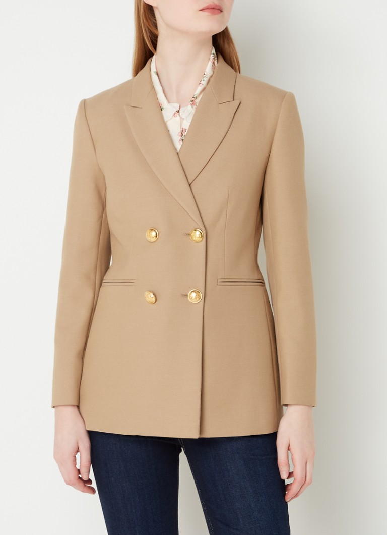 LKBennett Mariner double-breasted blazer with piped pockets