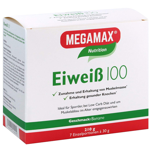 EIWEISS 100 Banane Megamax Pulver  7X30 g  Pulver