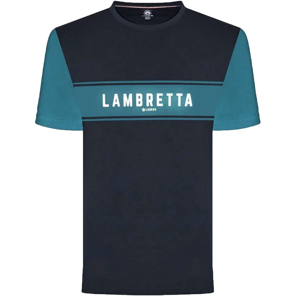 Lambretta Coral Herren T-Shirt SS9819-NVY/BLUCRL