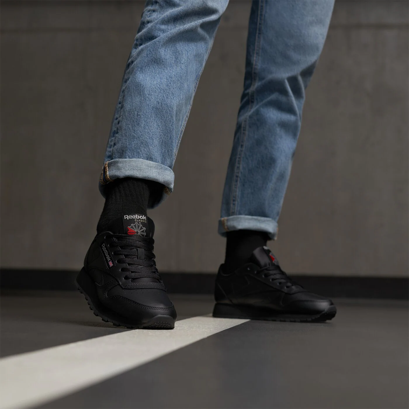 REEBOK CLASSIC LEATHER Schwarz