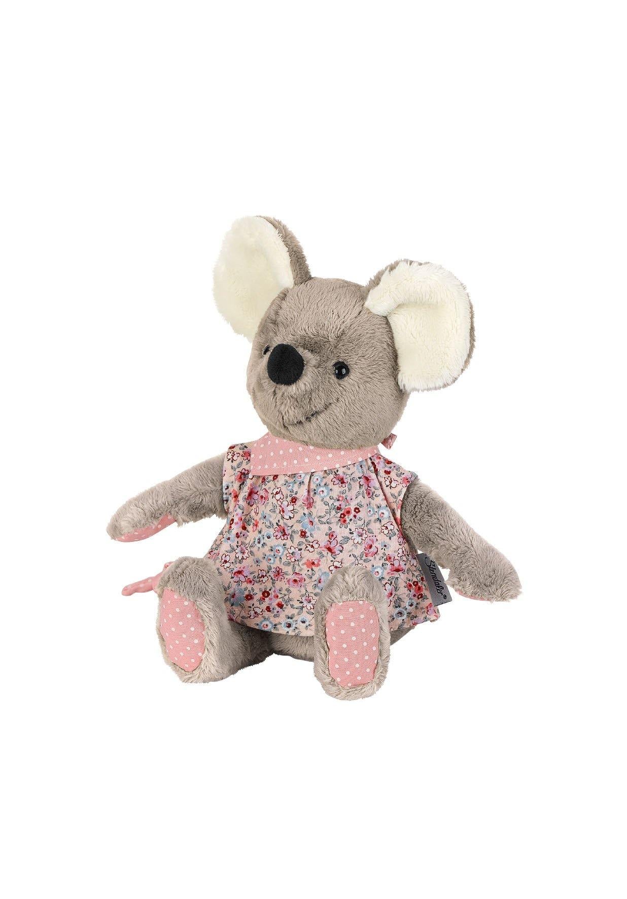 Spieltier Maus Mabel in Rosa, 25 cm