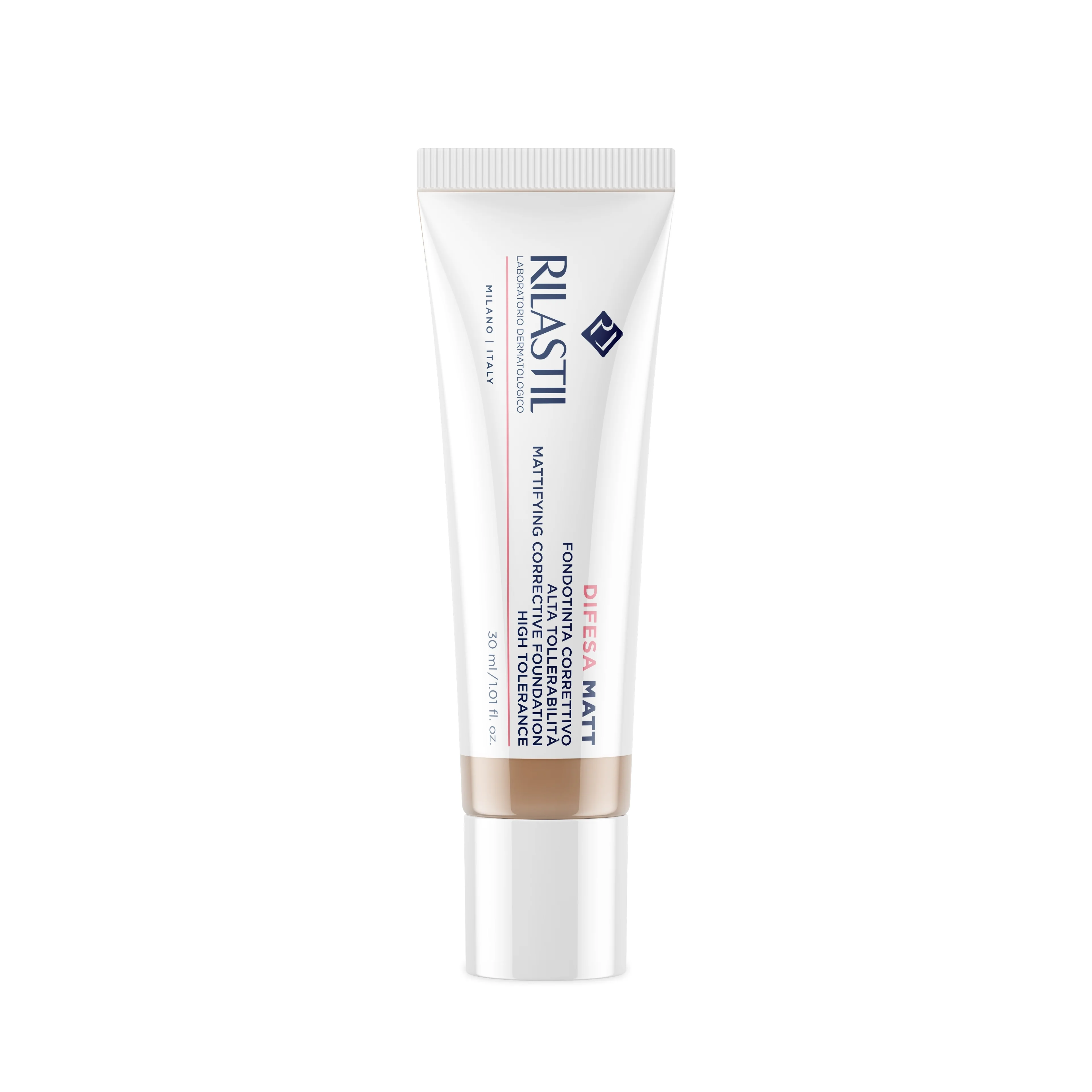 Base de maquillaje correctora mate Defense Make Up - Base líquida