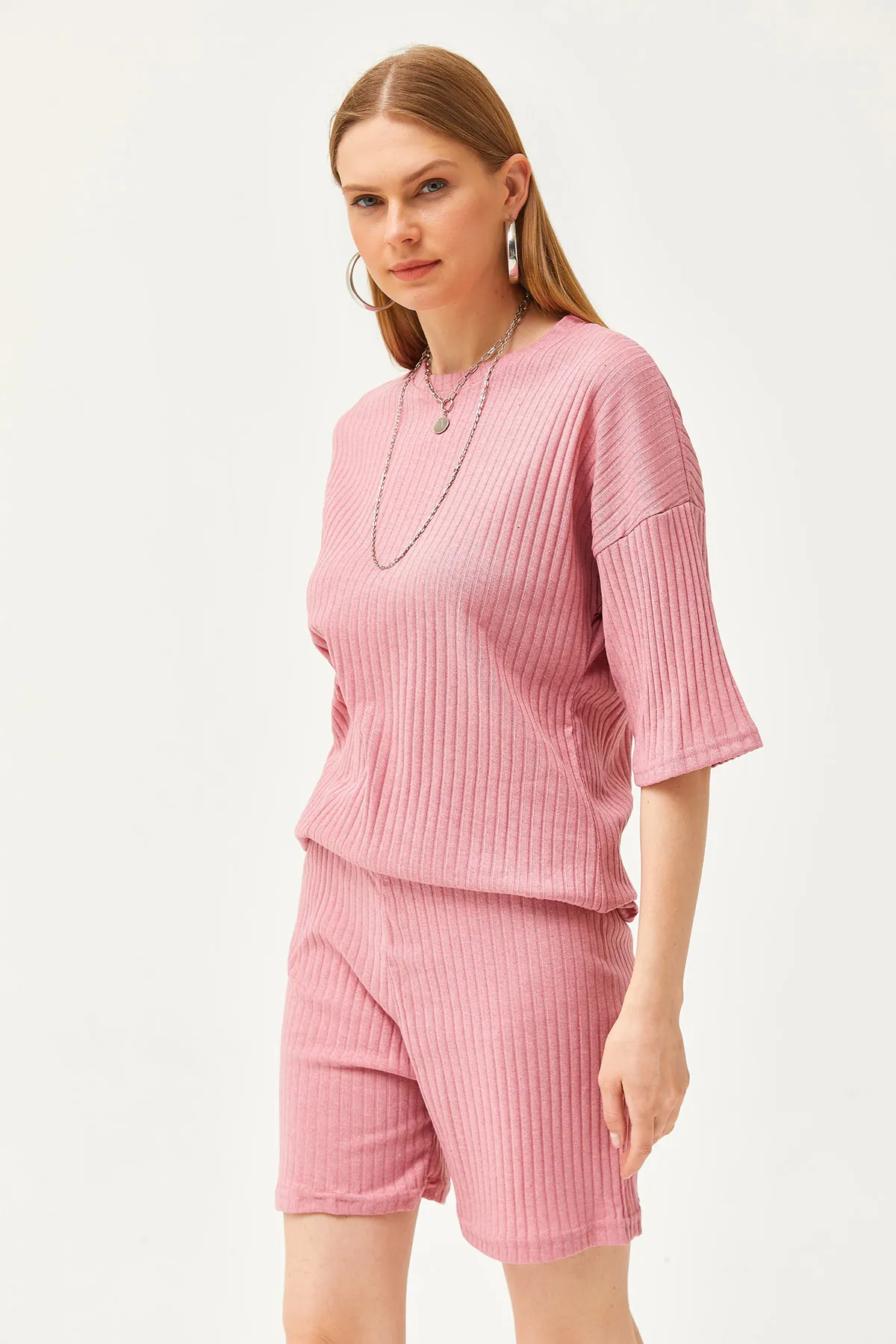 Olalook  Zweiteiler - Rosa - Oversized