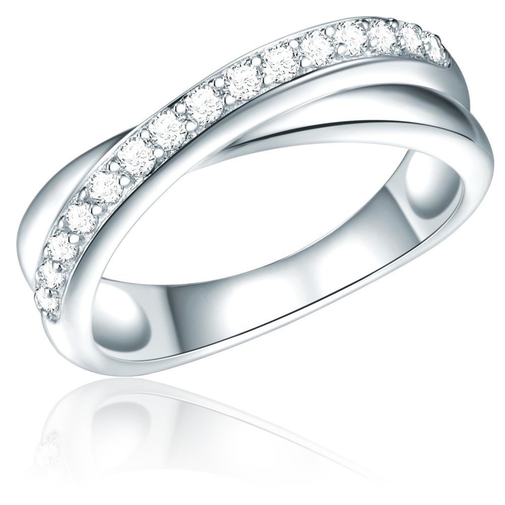 Rafaela Donata Bague en argent Argent sterling Oxyde de zirconium (CZ) en Argent Bague