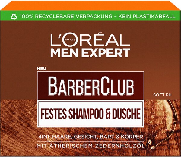 L'Oréal Paris Men Expert Barber Club Festes Shampoo Rasierseife