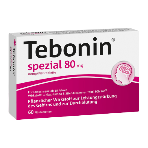 TEBONIN spezial 80 mg Filmtabletten  60 St  Filmtabletten
