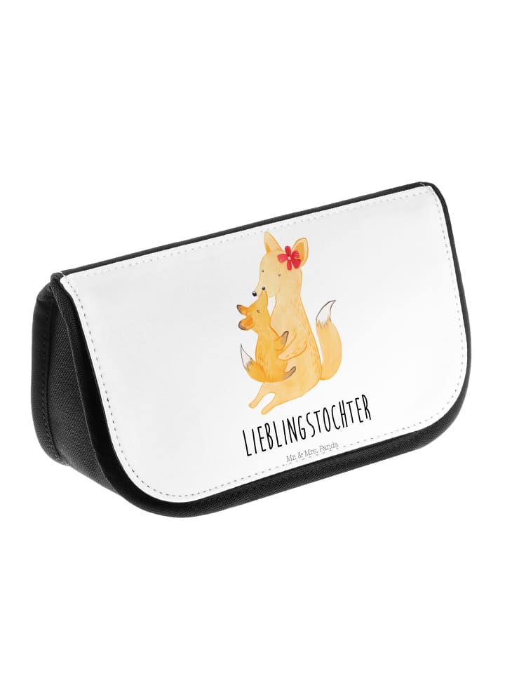 Mr. & Mrs. Panda Kosmetiktasche Fuchs Mama mit Spruch in Weiß günstig kaufen onesize