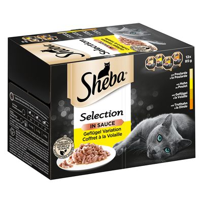 Multipack Sheba Varietäten Schälchen 12 x 85 g
