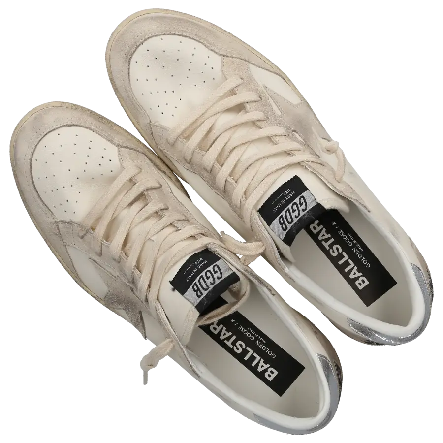 Golden Goose - Herrenschuhe BALL STAR Kalbsleder - weiß