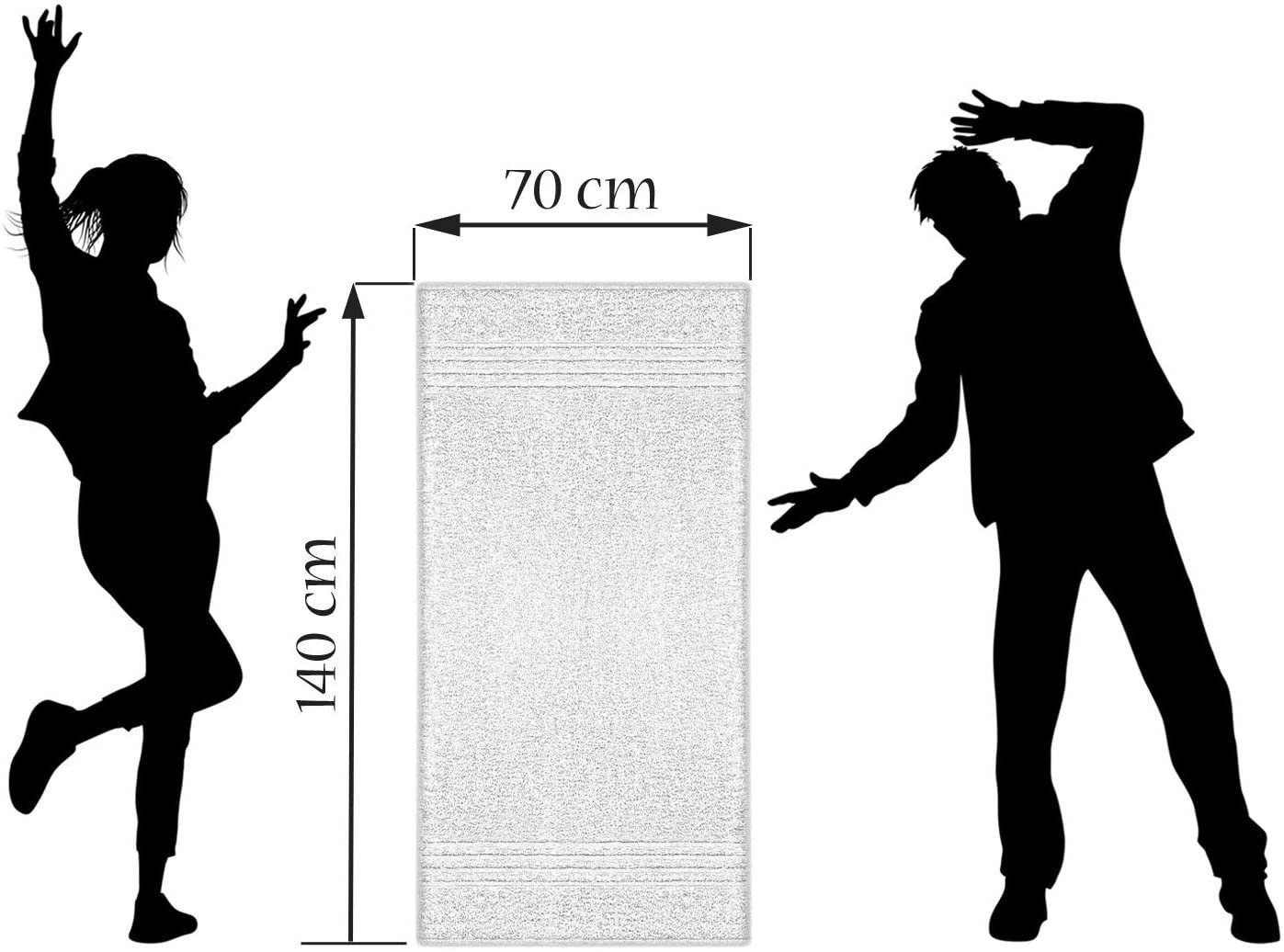 Lashuma Duschtuch Reserviert für Papa, Frottee (1-St), Robustes Frotteetuch Bestickt, Badetuch 70x140 cm