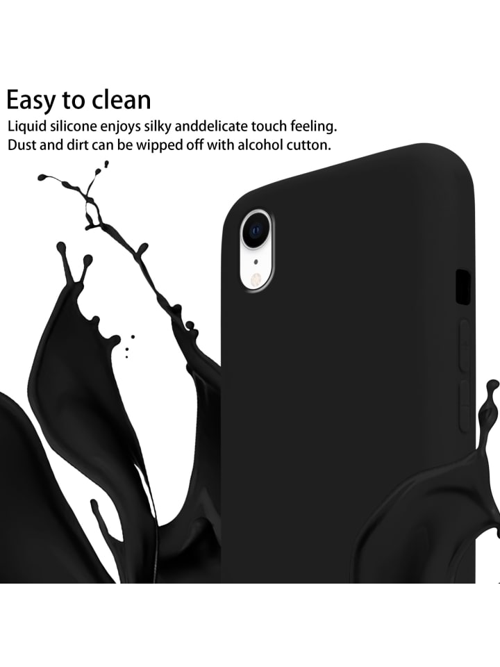 cadorabo Handykette für Apple iPhone XR Hülle in LIQUID SCHWARZ günstig kaufen iPhone XR
