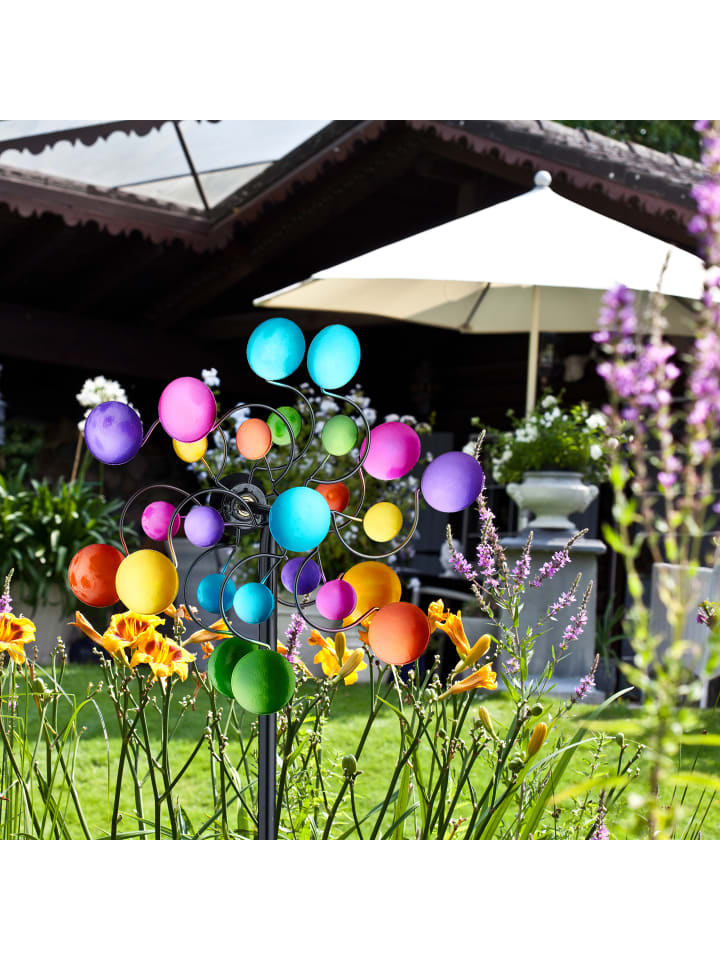 relaxdays Windrad in Bunt - (B)33 x (H)119 x (T)15,5 cm günstig kaufen onesize