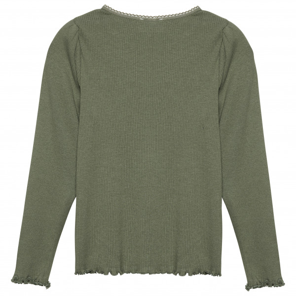 Minymo - Girl's T-Shirt L/S Rib - Longsleeve