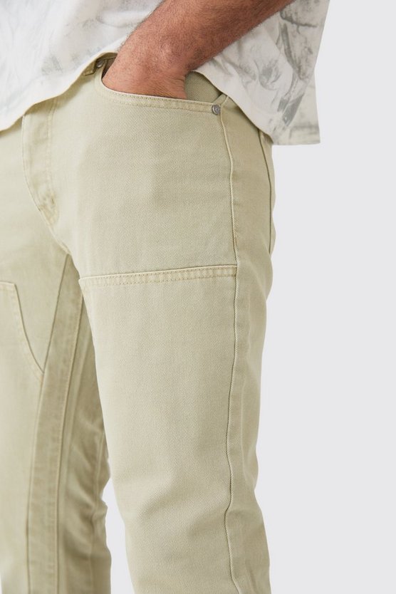 Slim-Fit Schlagjeans