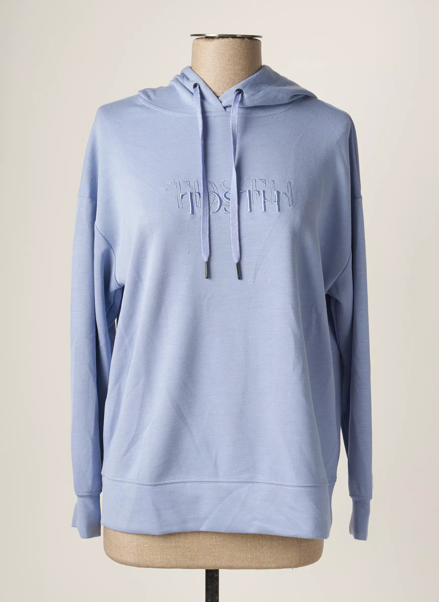 Teddy Smith Sweat Capuche Femme couleur bleu
