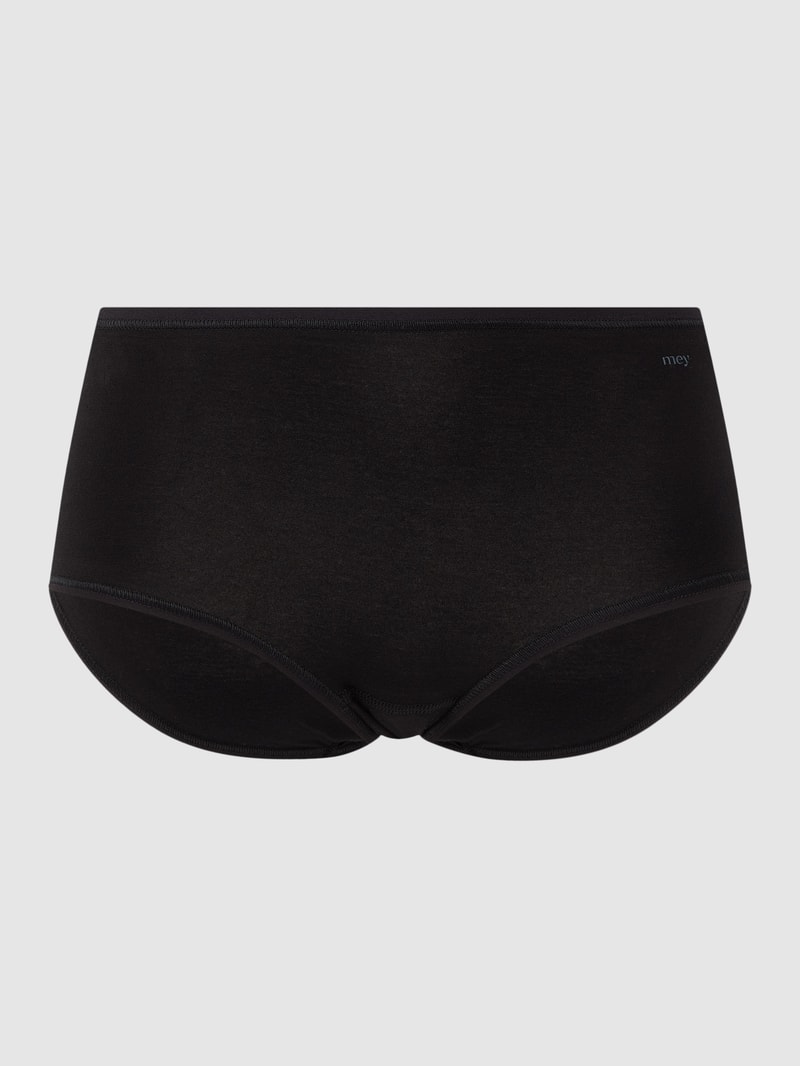 Panty mit Stretch-Anteil Modell 'Organic' in schwarz