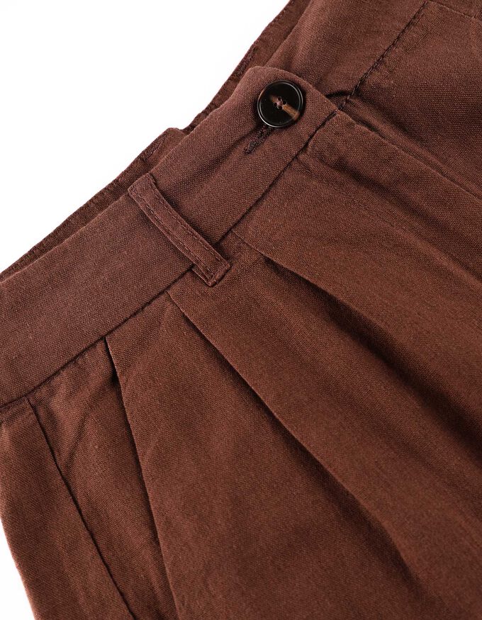 Shorts - Leinen-Mix