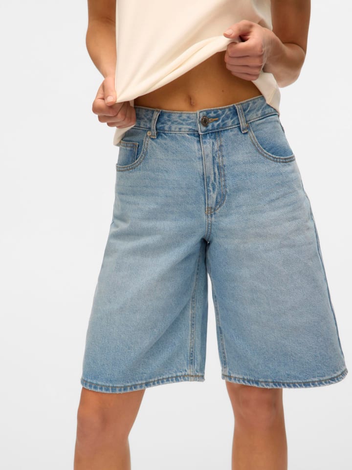Vero Moda Jeans-Shorts in Medium Blue Denim günstig kaufen