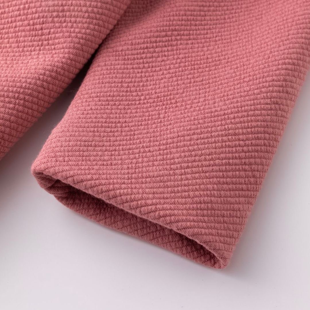 suebidou Jerseymantel Mantel Übergangsmantel mit Kapuze Jacke lang altrosa für Mädchen