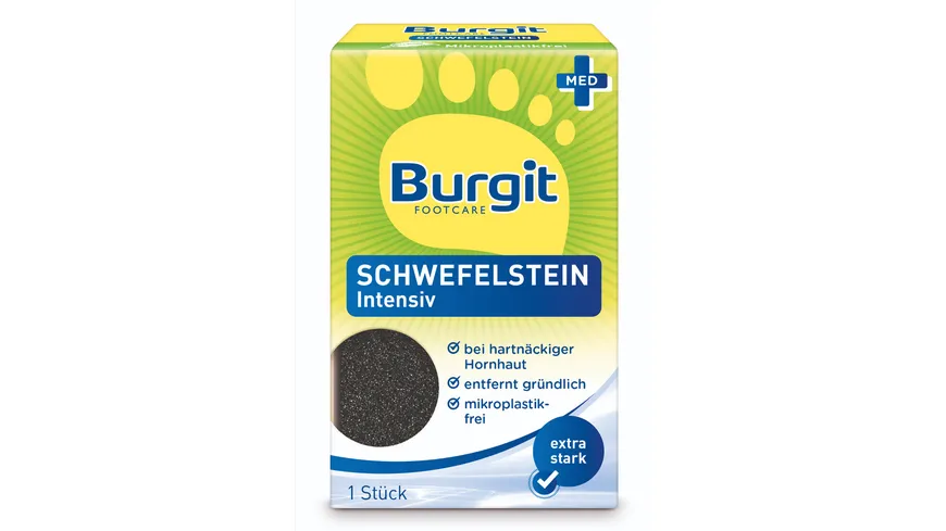 Burgit Hornhaut Schwefelstein Intensiv Grau