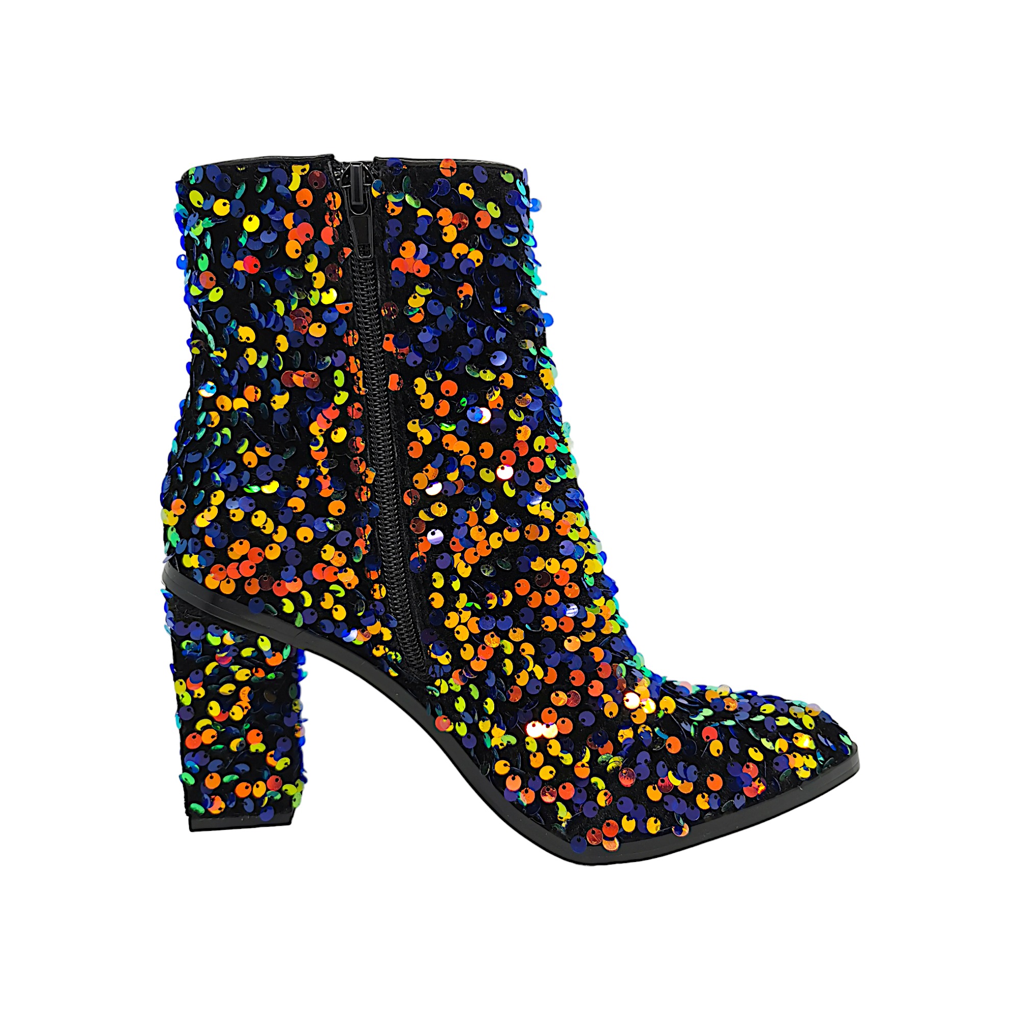 Buffalo Zoe Ankle Boot 1281208/1 Schwarz Black Multi