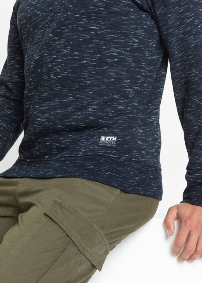 Sweatshirt mit Troyerkragen