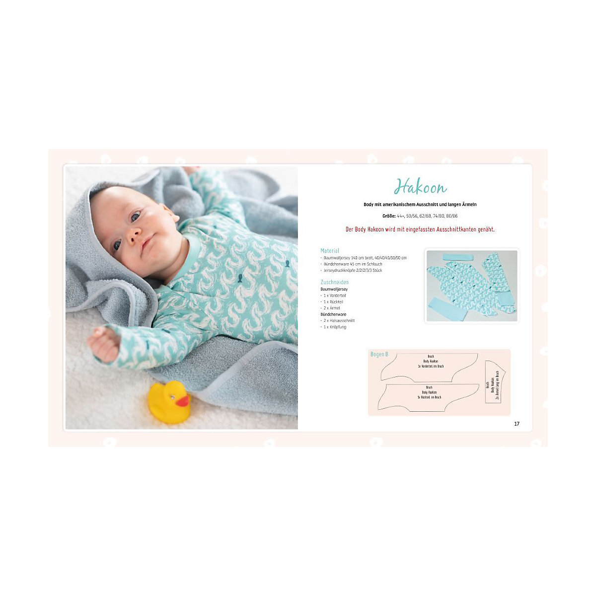 Bodys und Strampler für Babys nähen