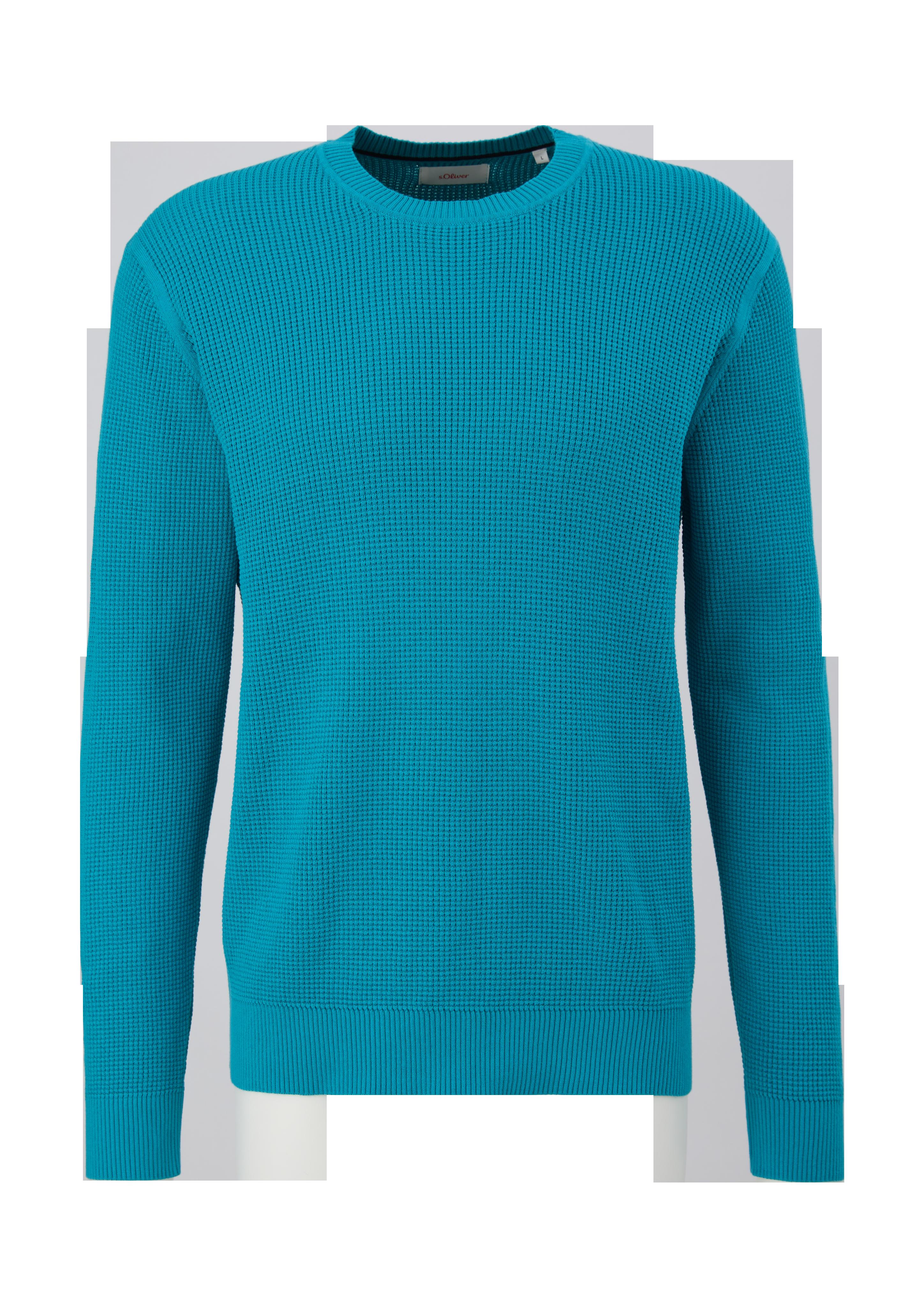 Pullover mit Waffelpiqué-Struktur  2129585-6376