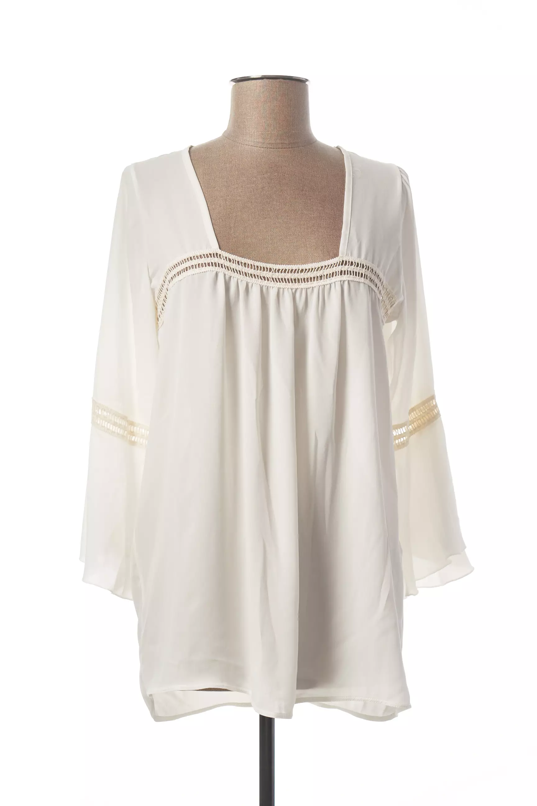 Show Girls Tuniquemanchelongue Femme couleur beige