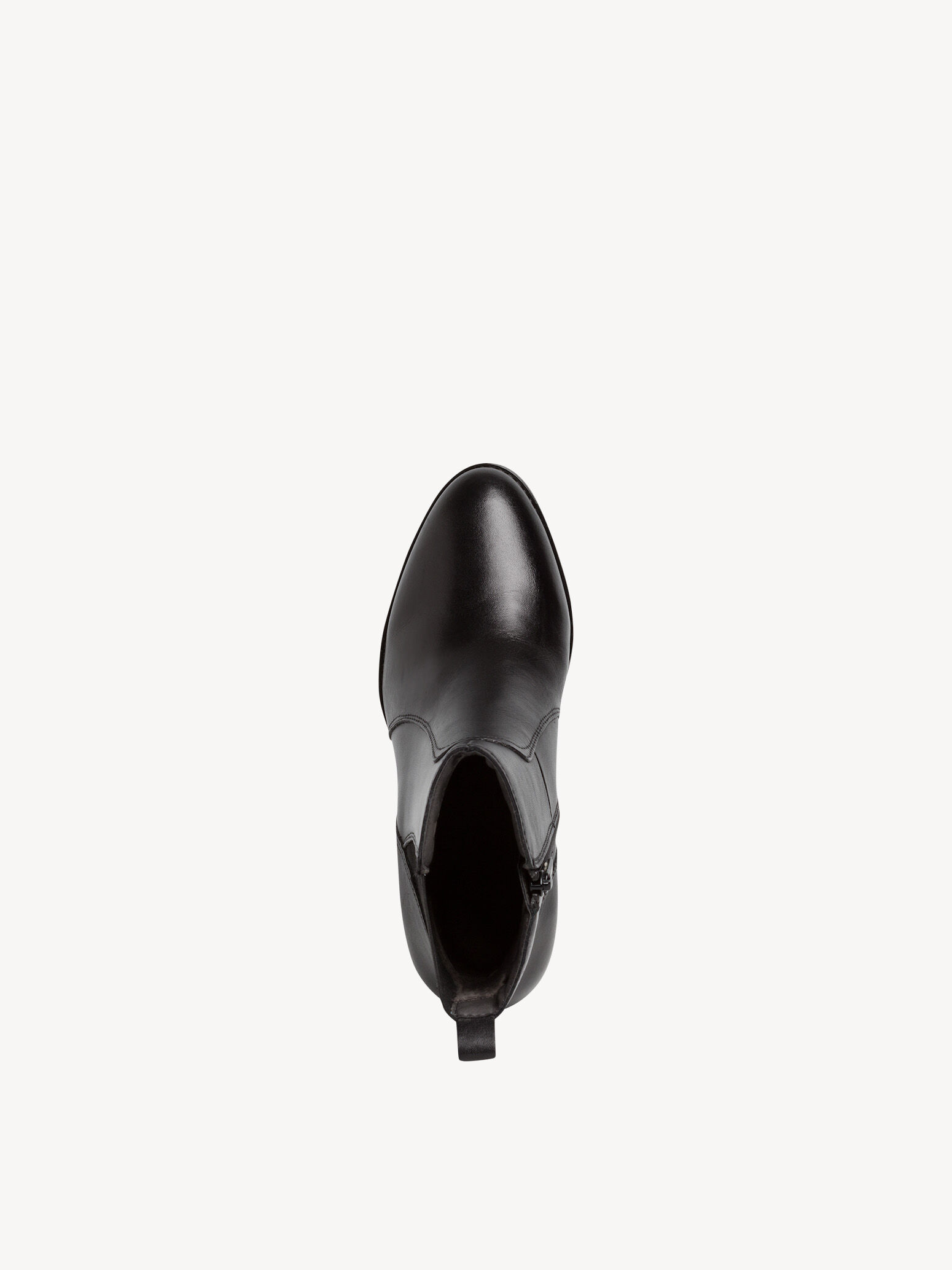Bottine Chelsea en cuir - noir