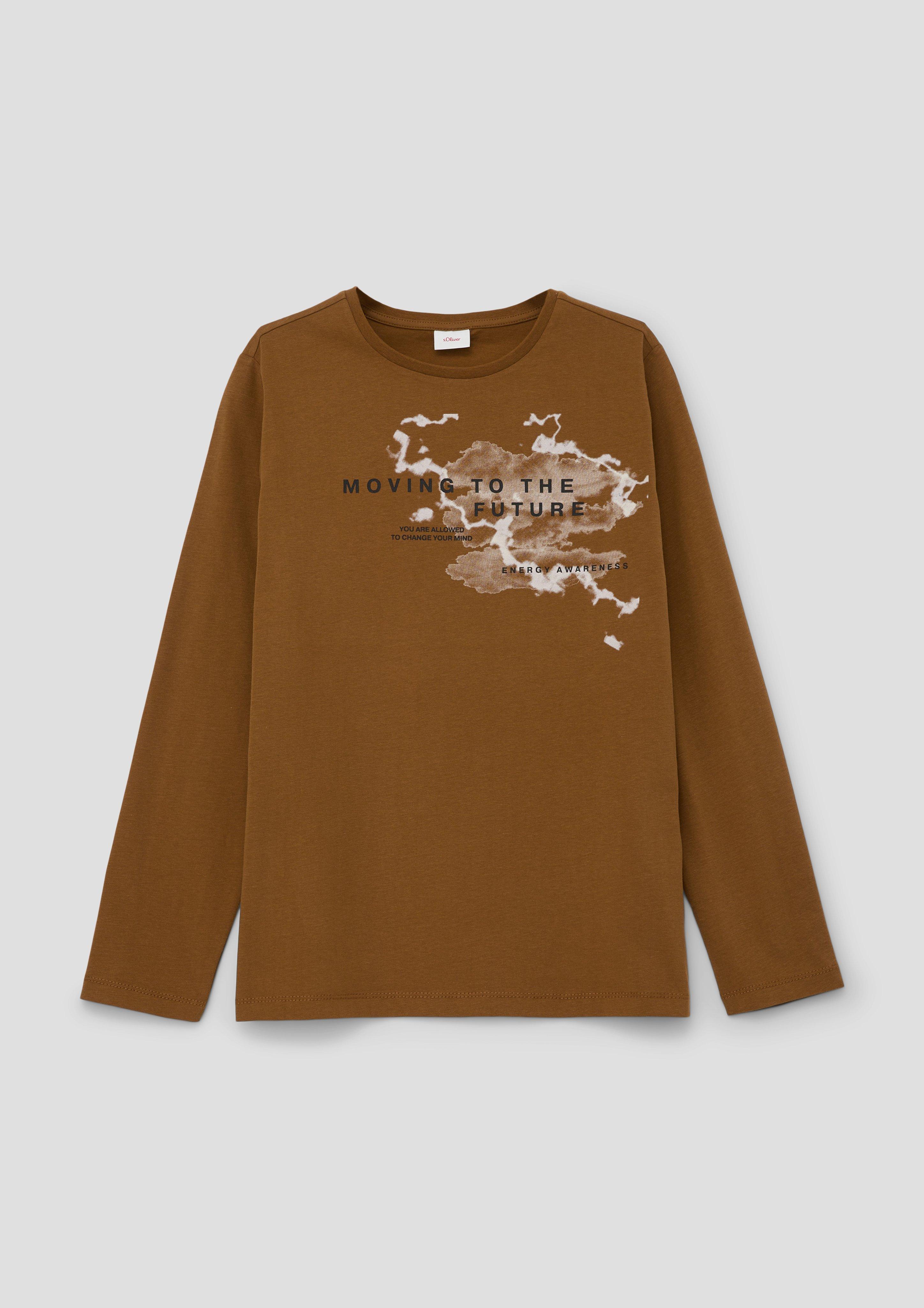 Longsleeve mit Frontprint  2134039-8743