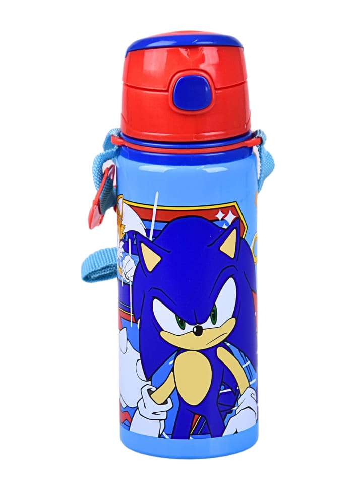 Sonic Alu-Trinkflasche Sonic The Hedgehog mit Klappdeckel & Tragegurt 600 ml in Bunt günstig kaufen 22