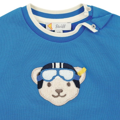 Sweatshirt, mittelblau für Jungs