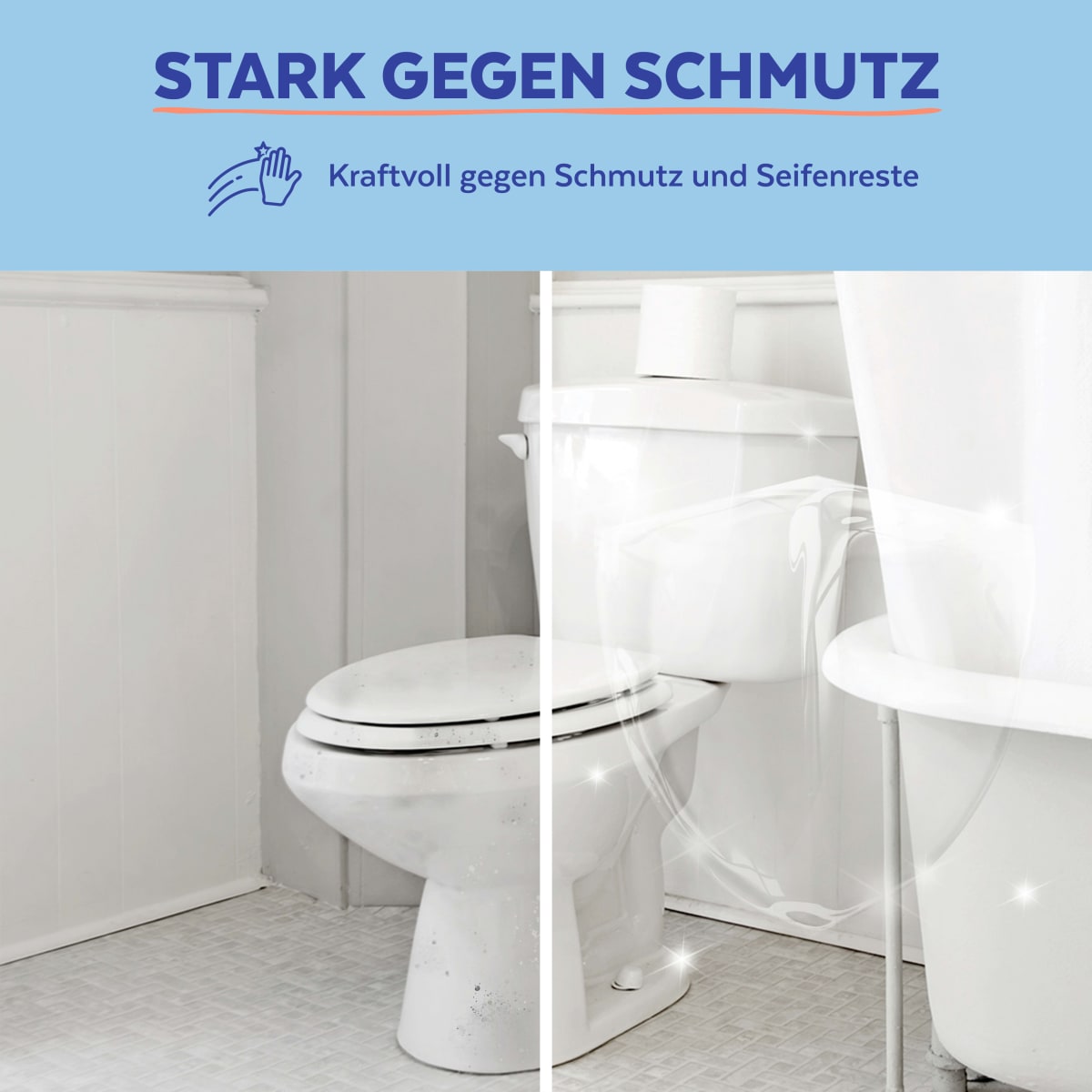 WC-Reinigungstücher Desinfektion, 60 St