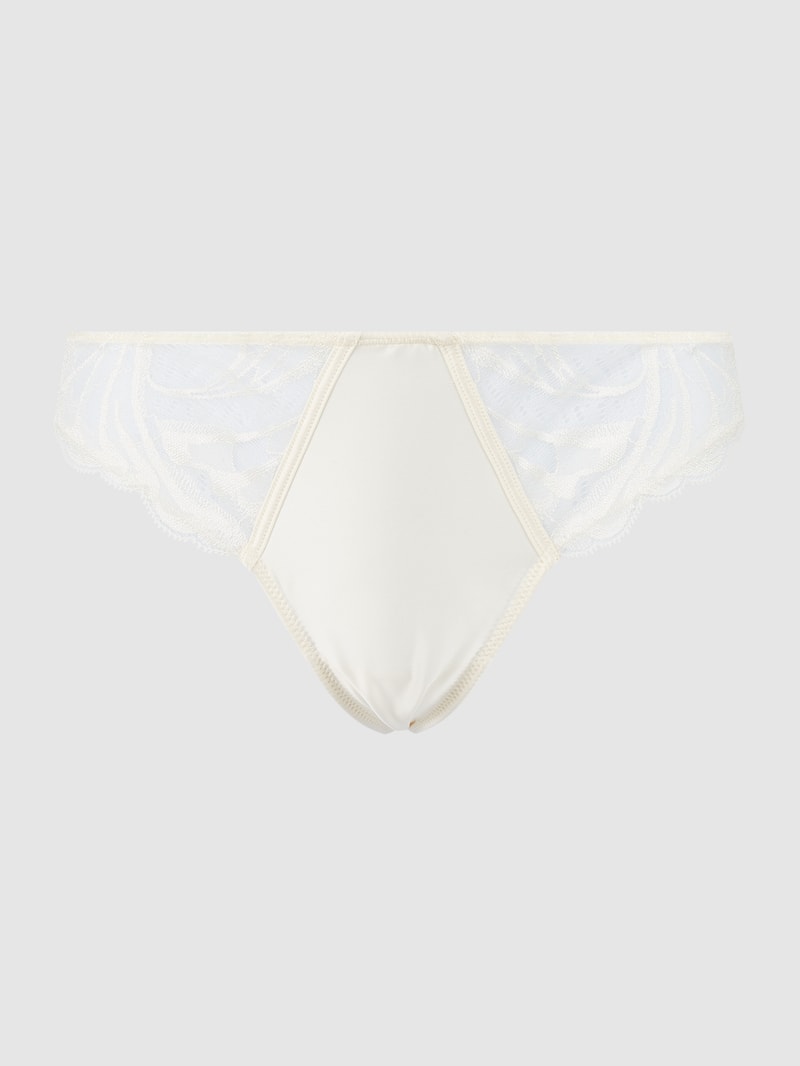String mit Spitze in offwhite