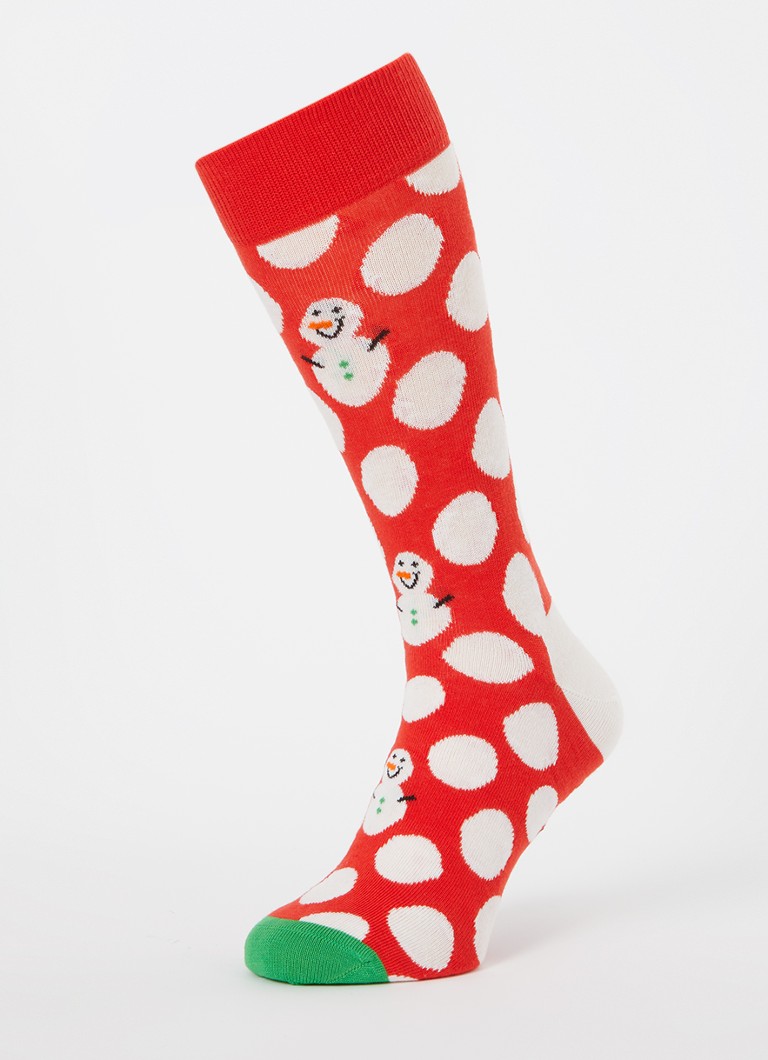 Happy Socks joulusukat painatuksella 3 sukan lahjapakkauksessa