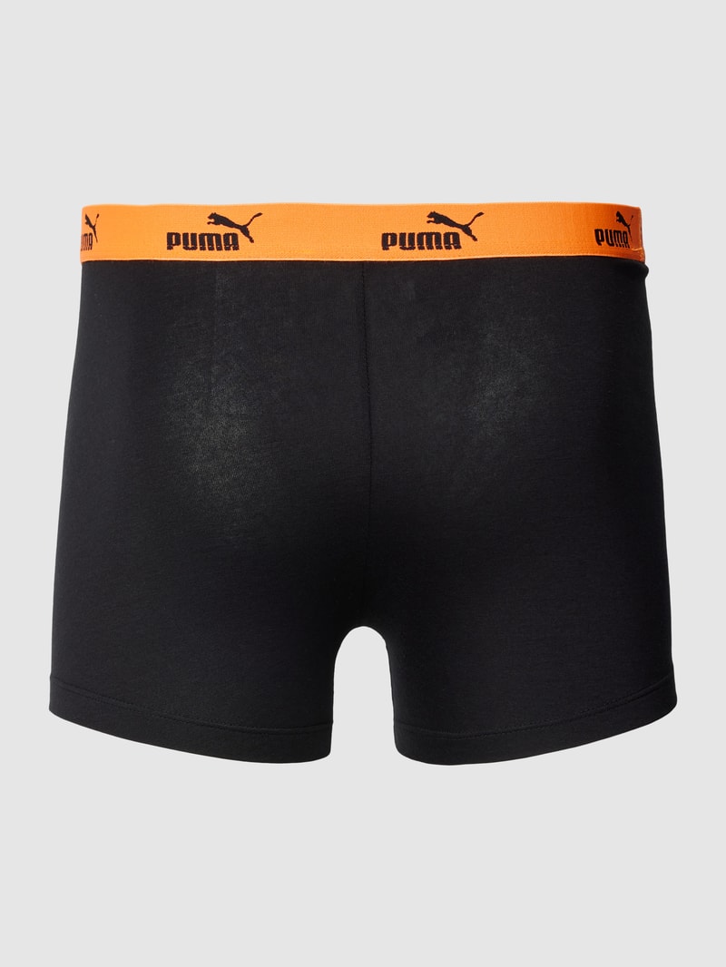 Boxershorts mit elastischem Logo-Bund im 4er-Pack in schwarz