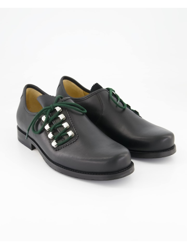 dirndl bua Haferlschuhe in Schwarz günstig kaufen