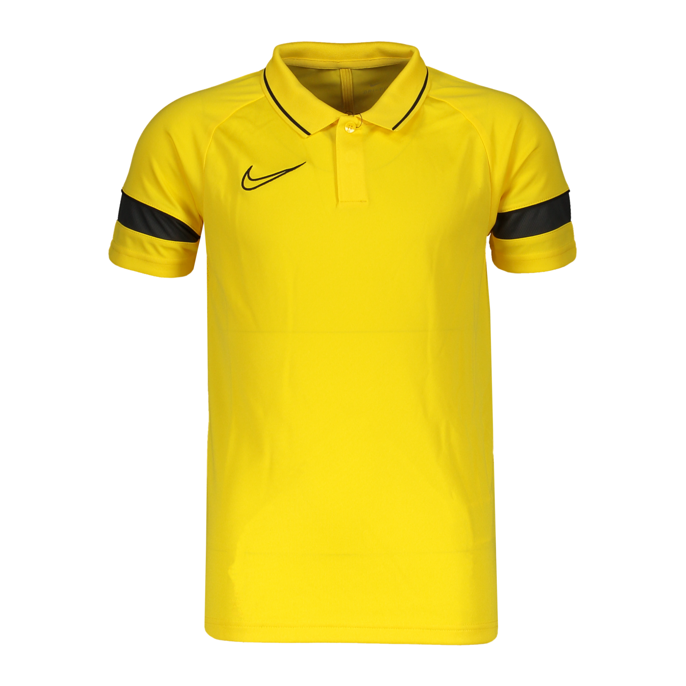 Nike Academy 21 Poloshirt Kids Gelb Schwarz F719