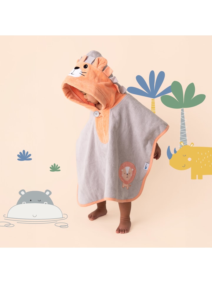 Schlummersack Frottee Badeponcho in Orange günstig kaufen 1-3 Jahre