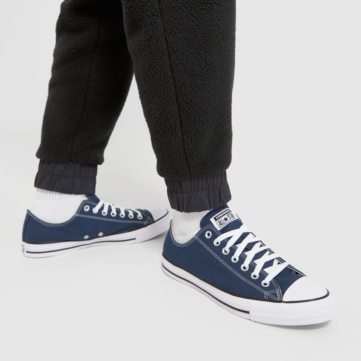 Converse – All Star – Marinblå oxskor
