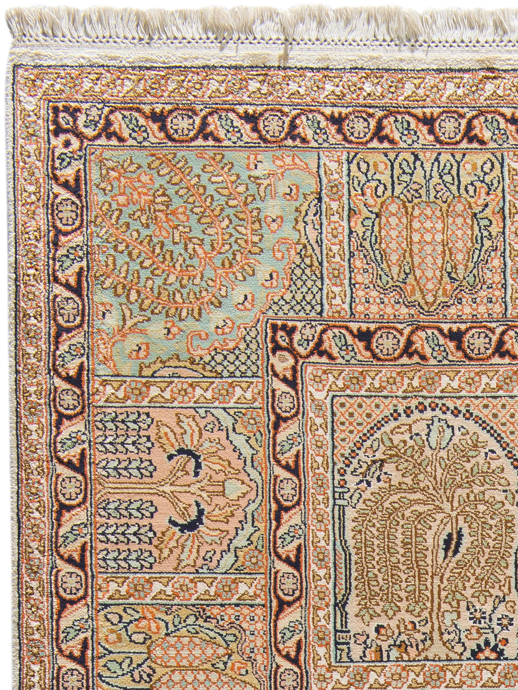 Kaschmir Seide 18/18 ca. 171 x 248 cm, Unikat / Einzelstück