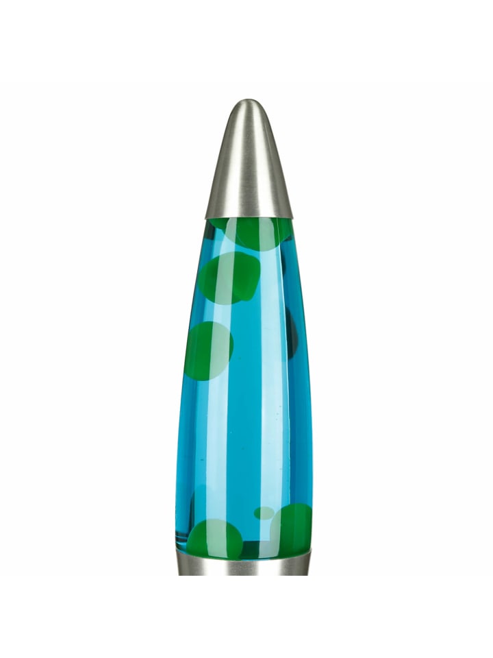 Licht-Erlebnisse Lavalampe EEK G in Silber Grün Blau günstig kaufen onesize