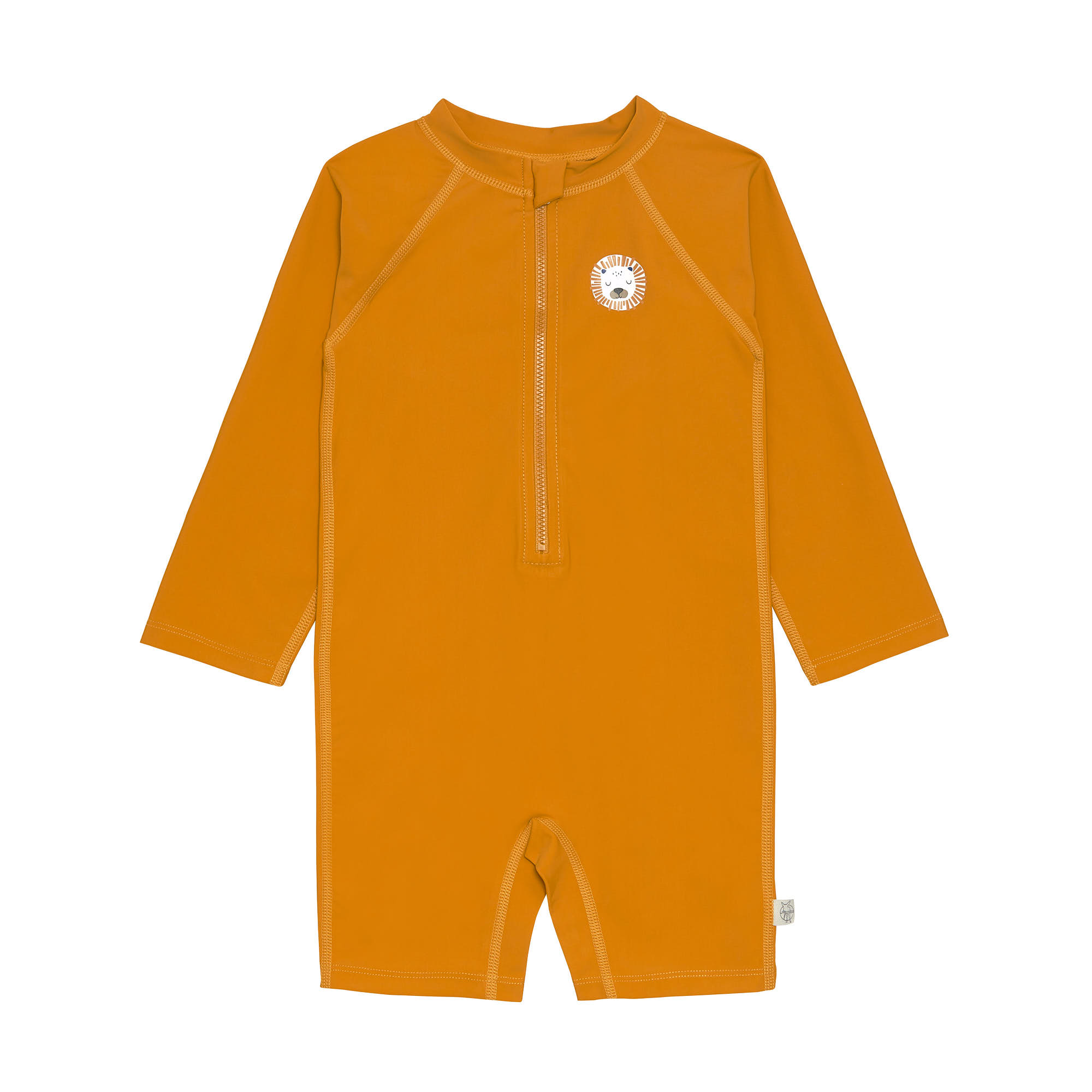 Schwimmanzug Kinder Langarm (UV Schutz) - Löwe, Goldgelb