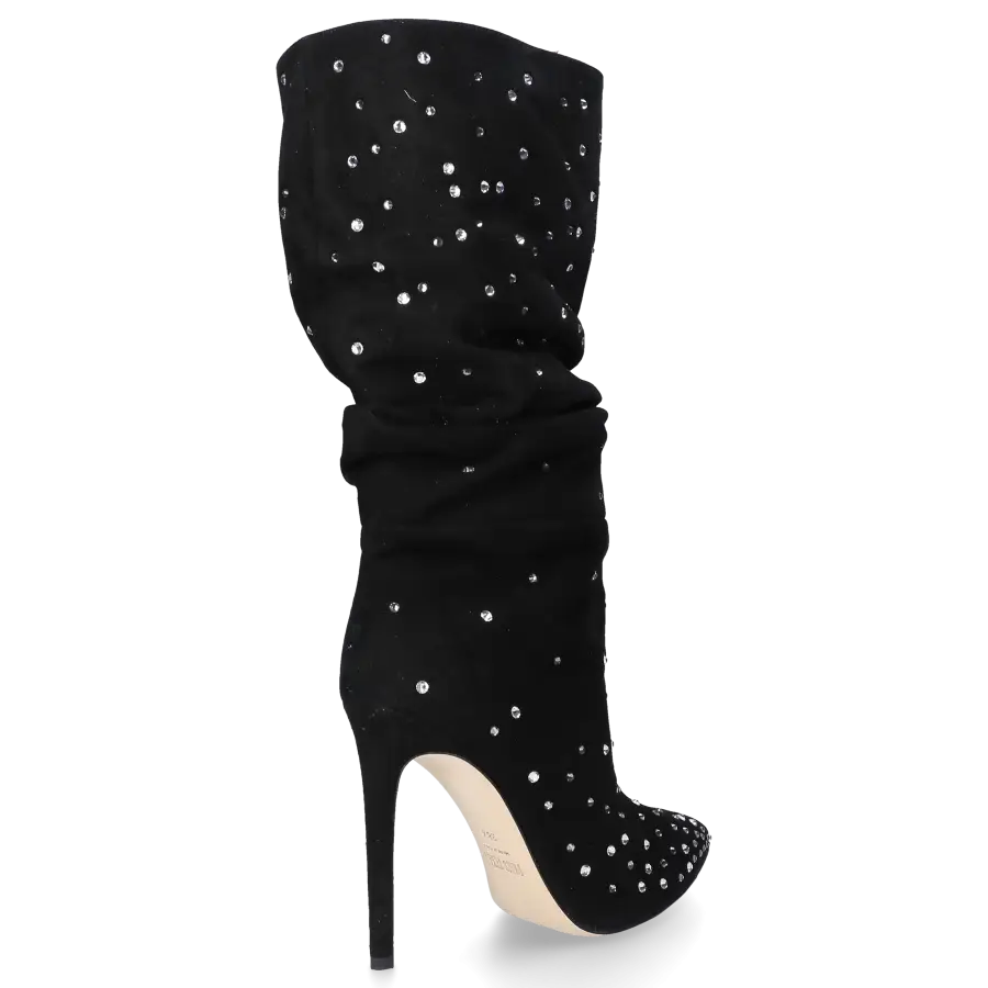 Paris Texas - Stiefel HOLLY SLOUCHY 85 Strass - schwarz
