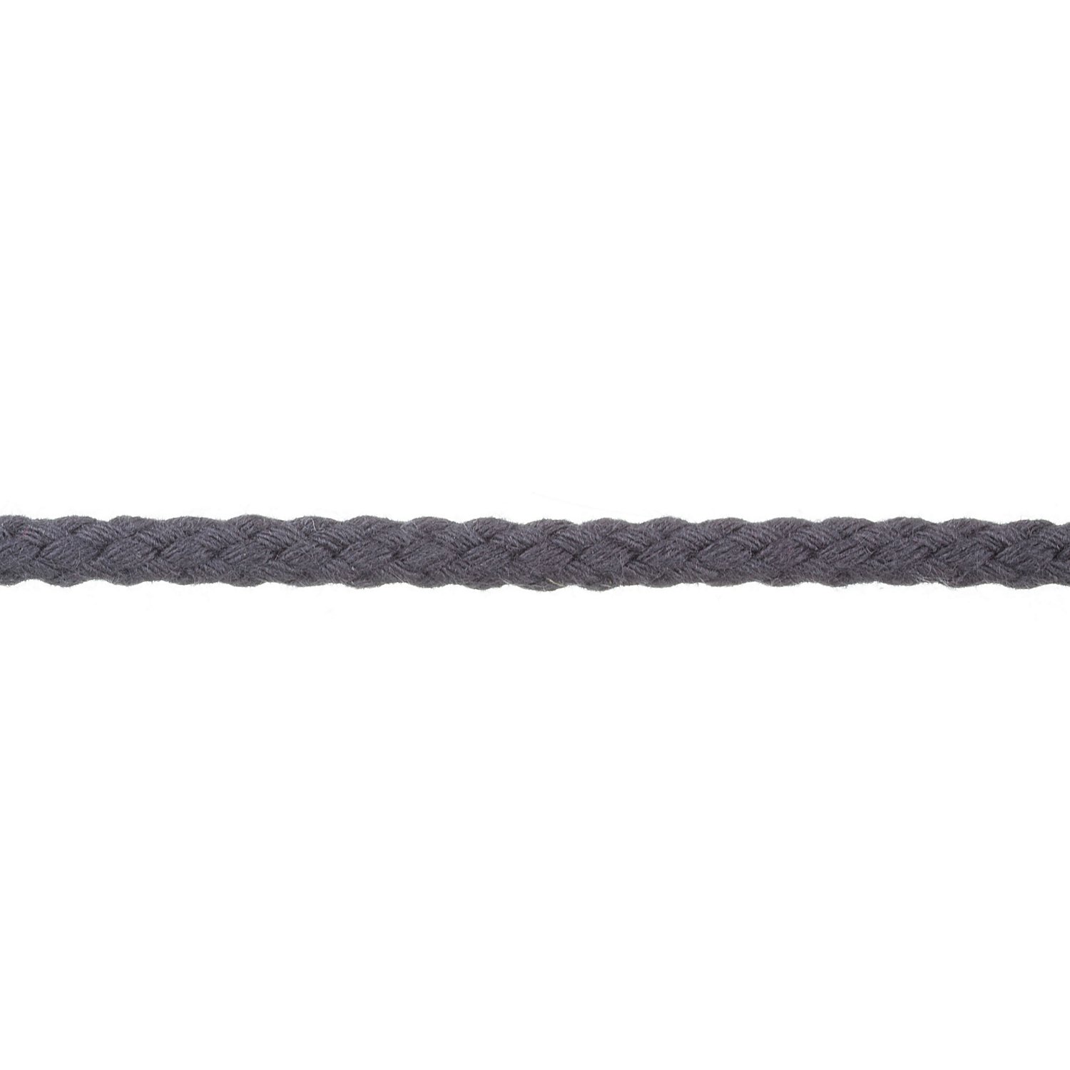 buttinette Kordel für Bekleidung, dunkelgrau, 4 mm Ø, Länge: 4 m